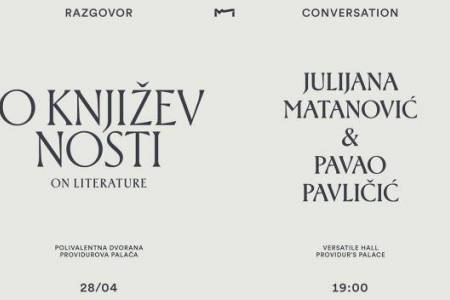 Julijana Matanović i Pavao Pavličić sutra u Ogranku Grad