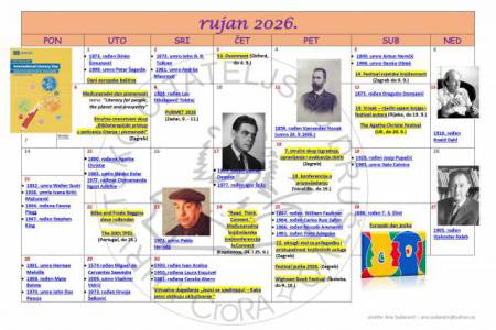 Kalendar HCD-a za rujan Kalendar HCD-a za rujan