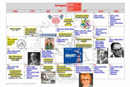 Hrvatsko čitateljsko društvo - istaknuti datumi u listopadu