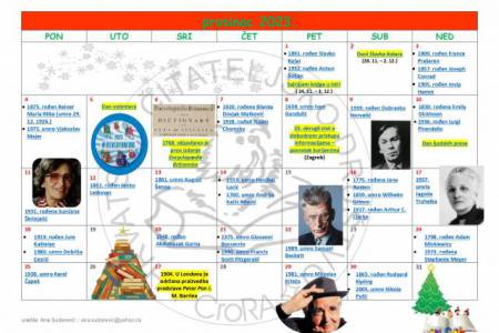 Kalendar HČD-a za prosinac