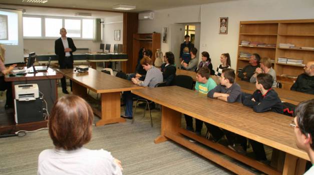 Glagoljica u Državnom arhivu u Zadru u  čitaonici DAZD-a