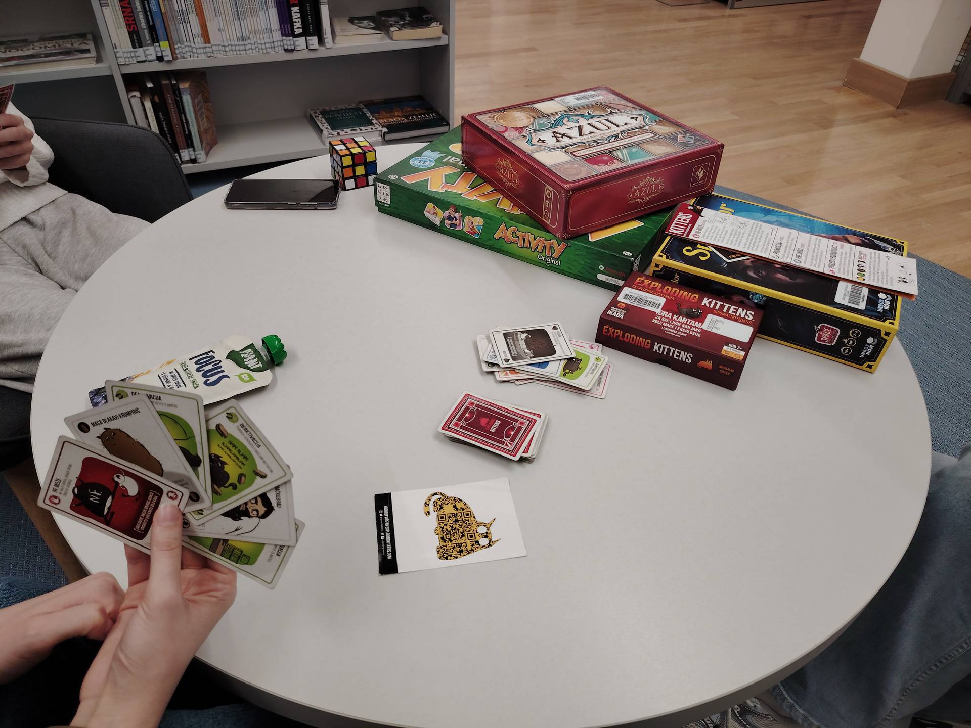 Večer društvenih igara na Odjelu za mlade Večer društvenih igara na Odjelu za mlade