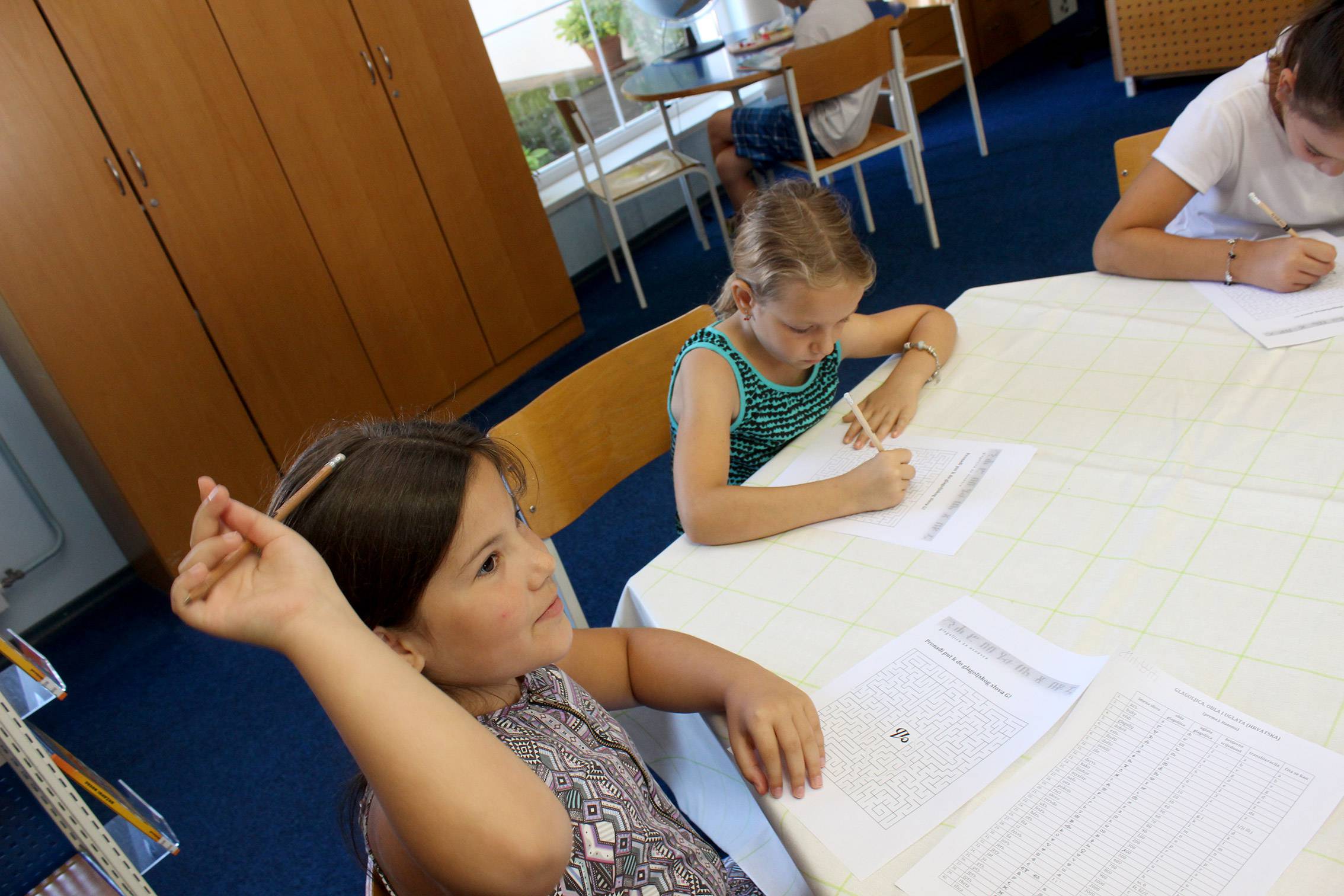 Ljeto na Dječjem: Glagoljica