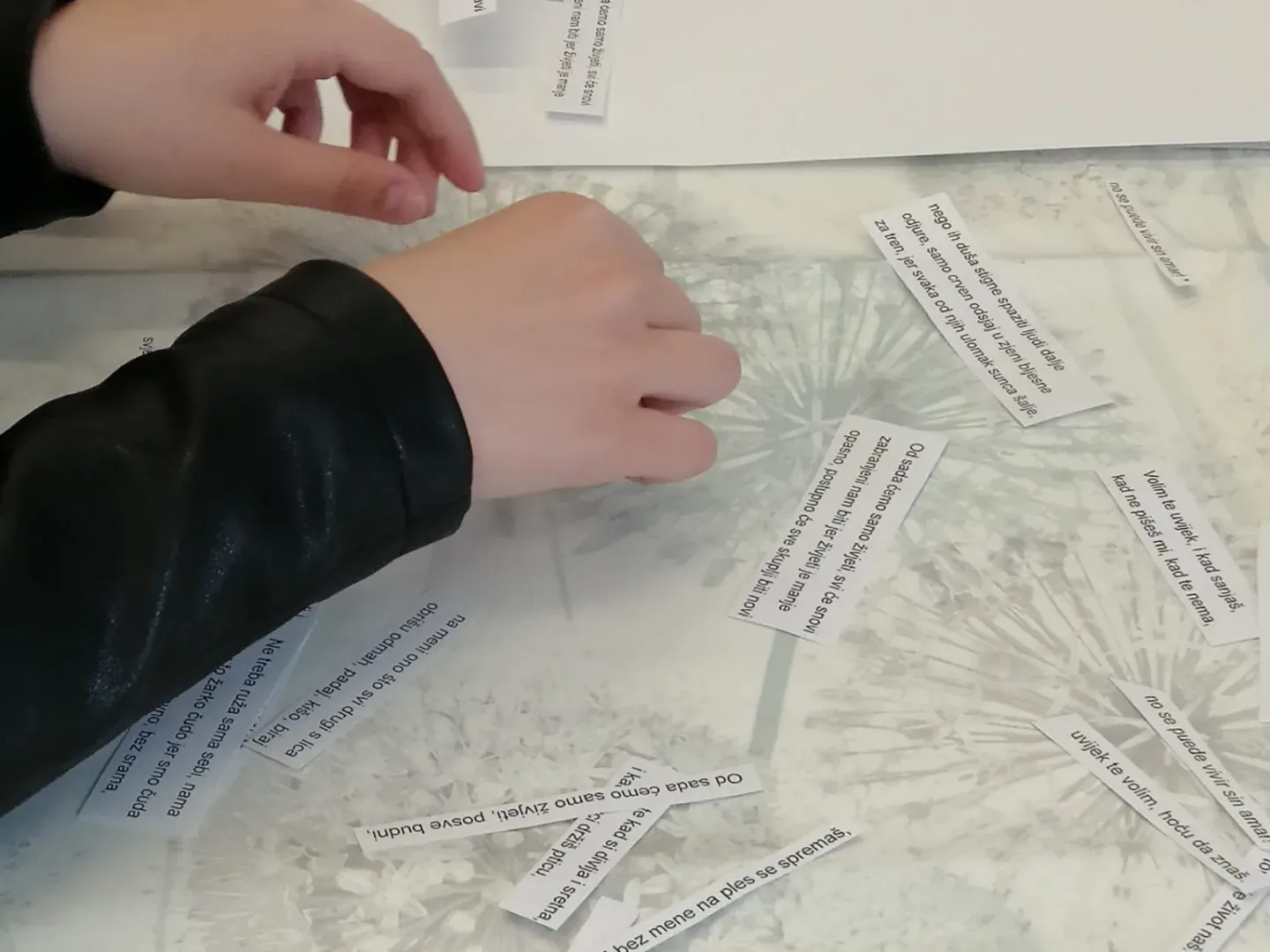 Odjednom slova postaju pjesma