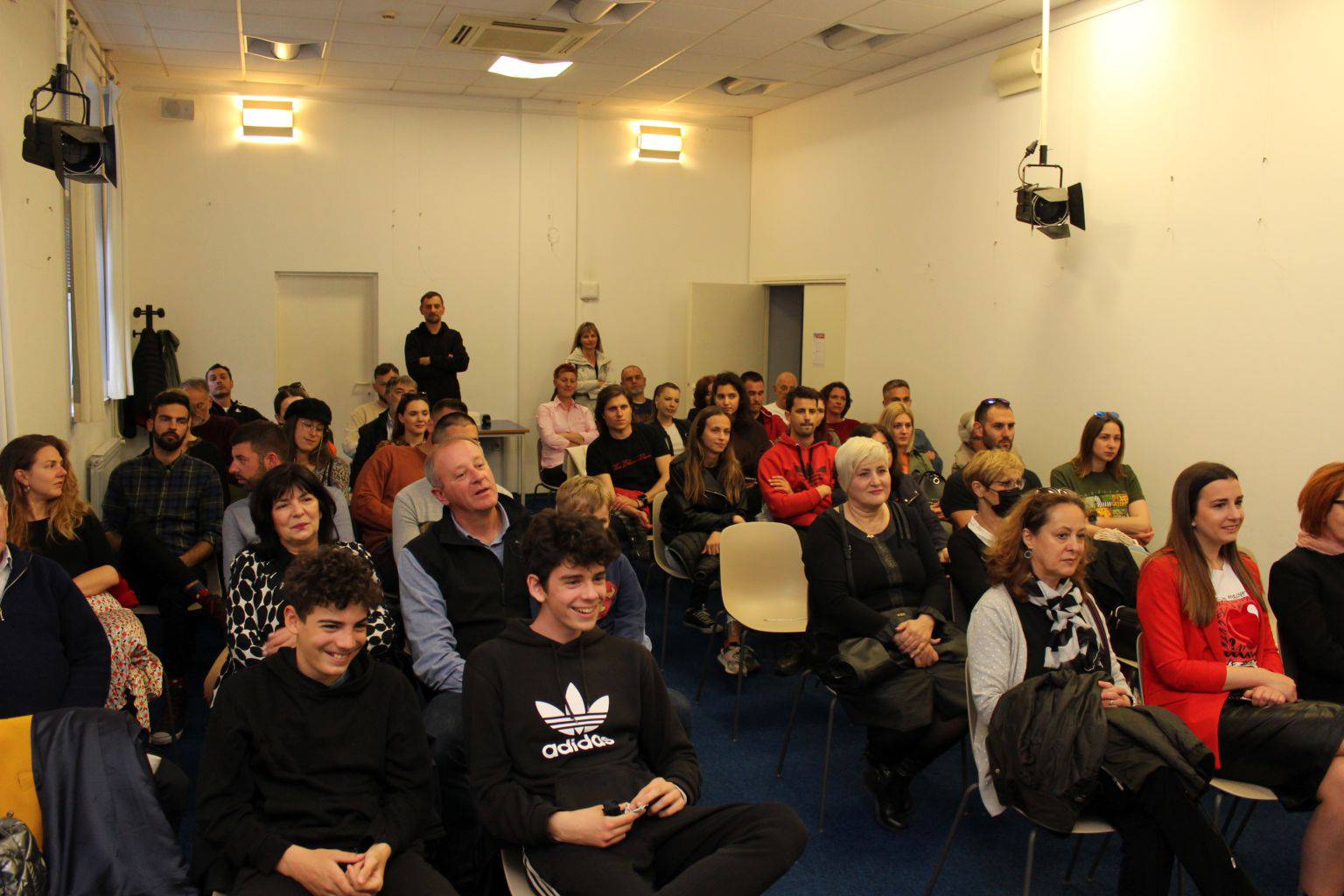 Milan Majerović-Stilinović u Gradskoj knjižnici Zadar