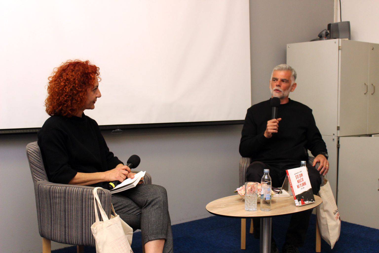 Milan Majerović-Stilinović u Gradskoj knjižnici Zadar