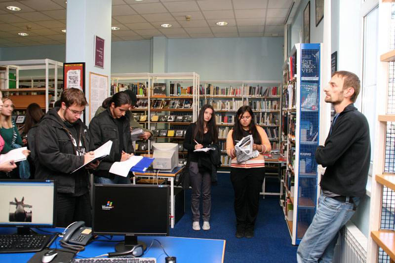 Posjet studenata knjižničarstva