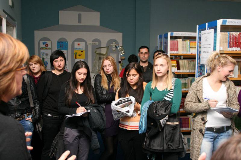 Posjet studenata knjižničarstva