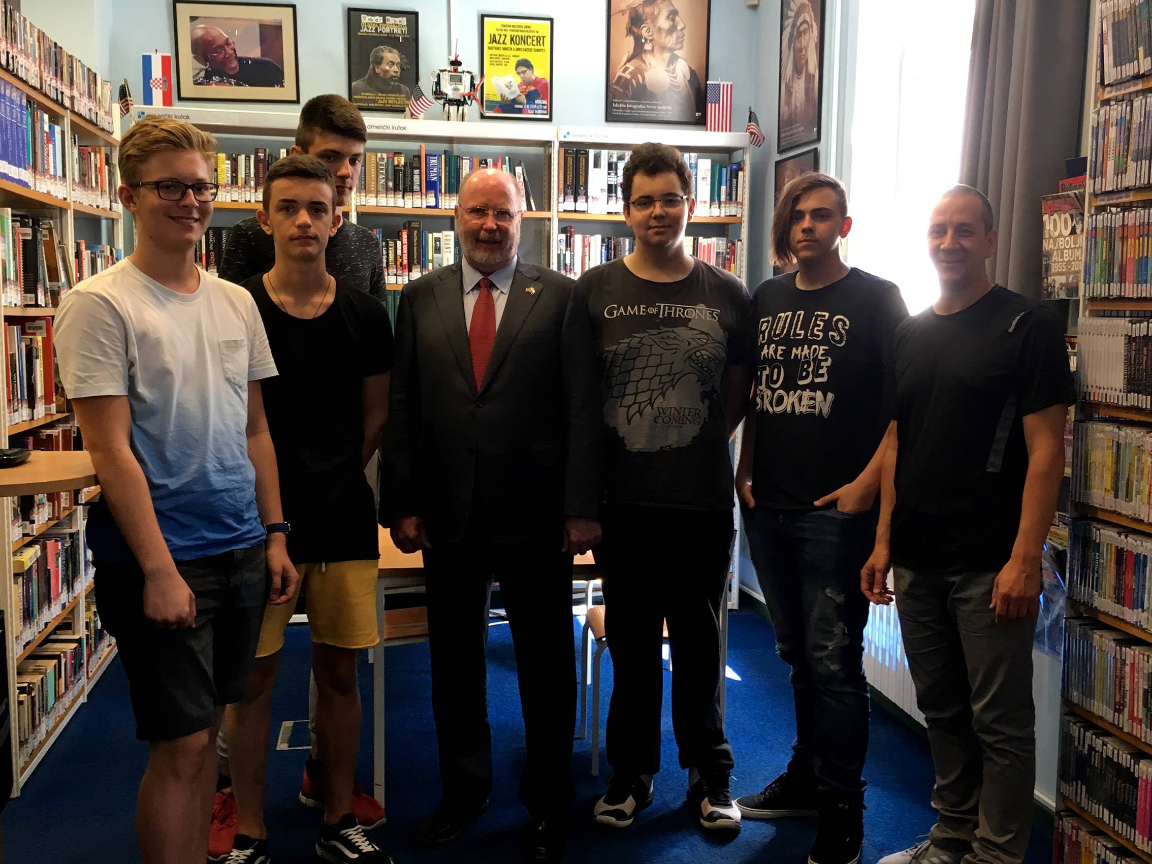 Posjet američkog veleposlanika Posjet američkog veleposlanika