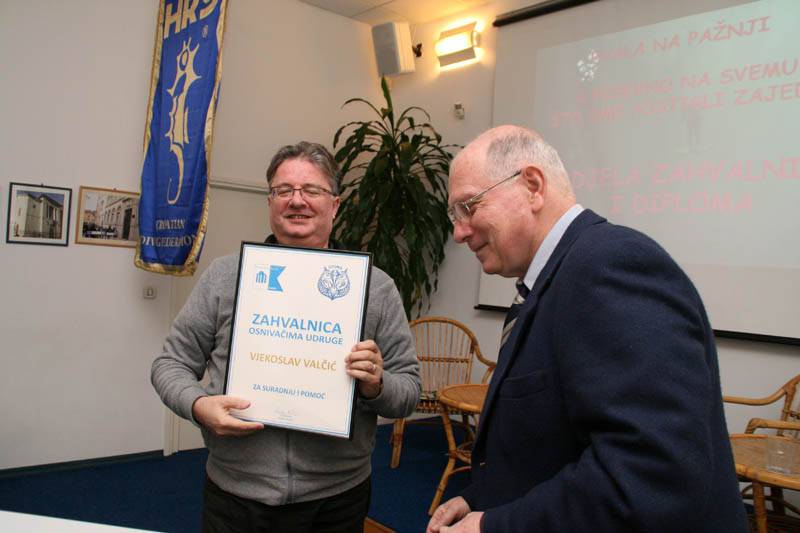 Dodjela zahvalnica Ronilačkog kluba Zadar