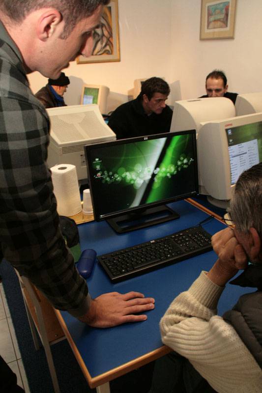 Tečaj rada na računalu za beskućnike