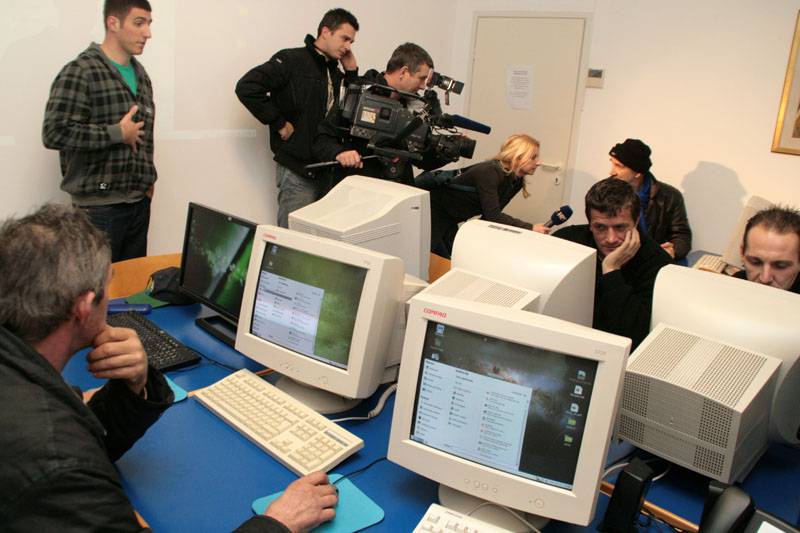 Tečaj rada na računalu za beskućnike