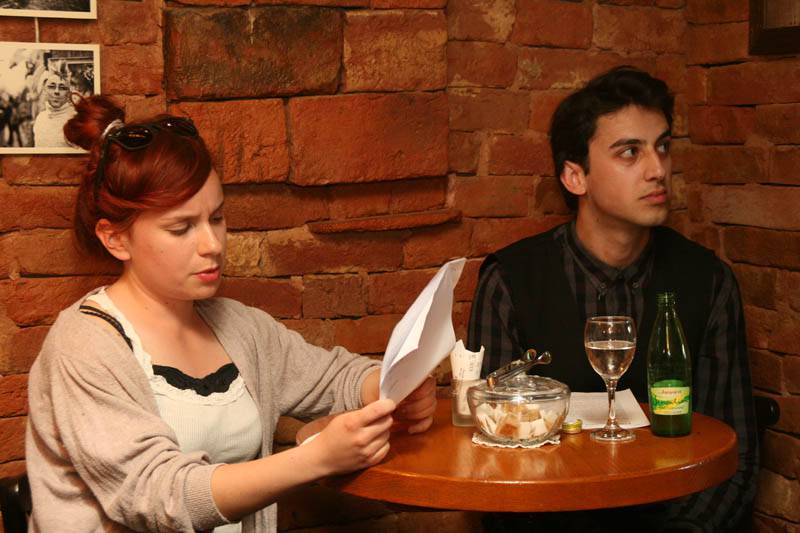 Književna večer studenata informacijskih znanosti: studenti Antonela Bokan  i Marko Silov