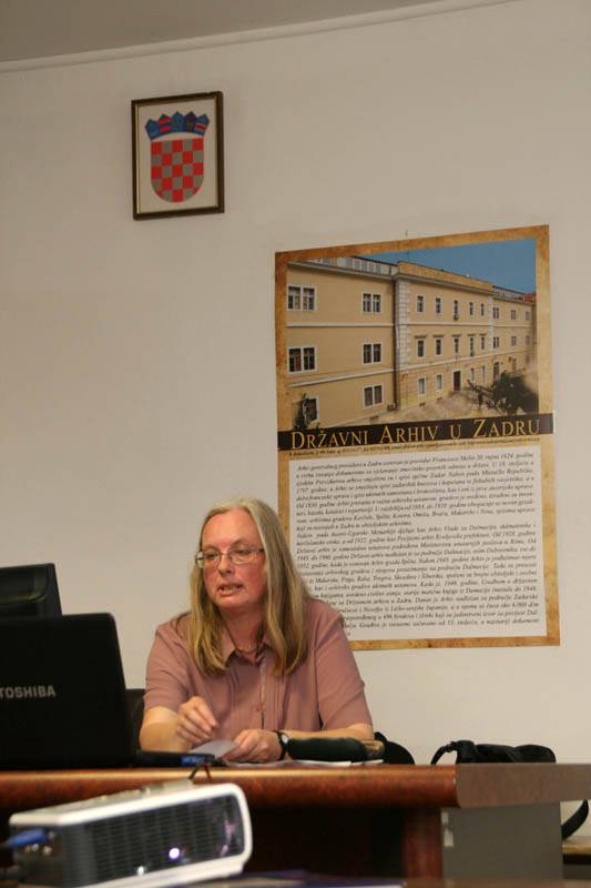 Glagoljica u Državnom arhivu u Zadru u  čitaonici DAZD-a