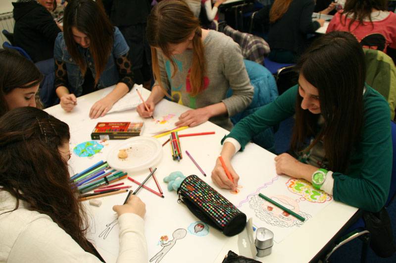 Deset riječi koje su posijane, radionica za učenike