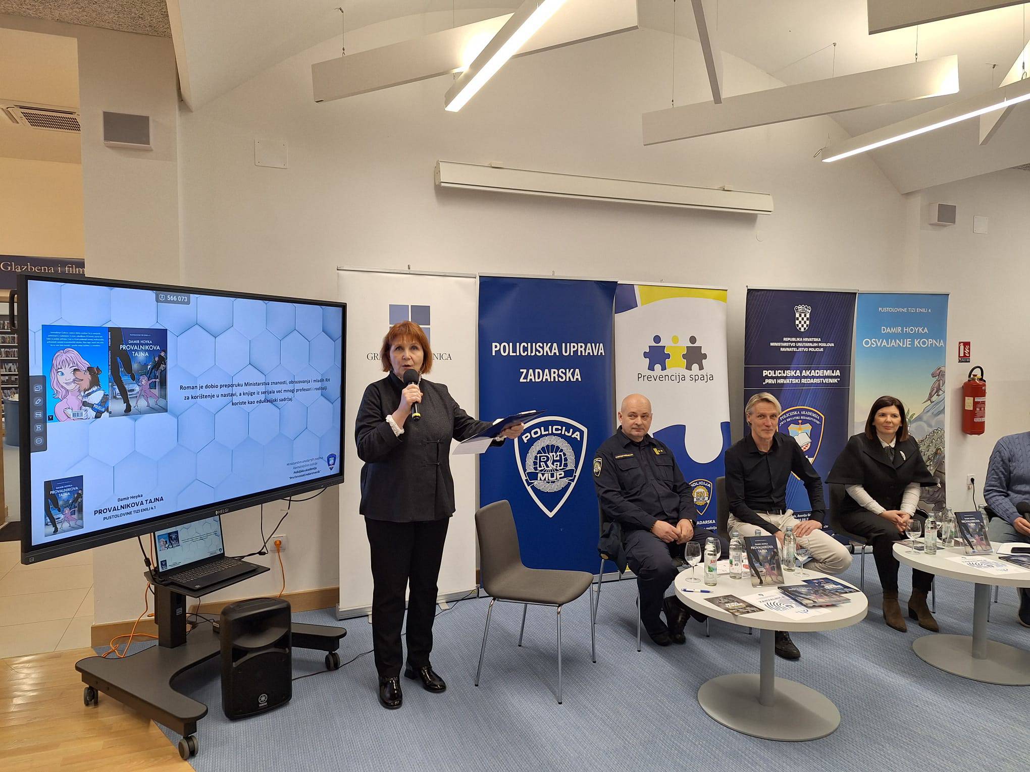 Predstavljena knjiga "Provalnikova tajna"