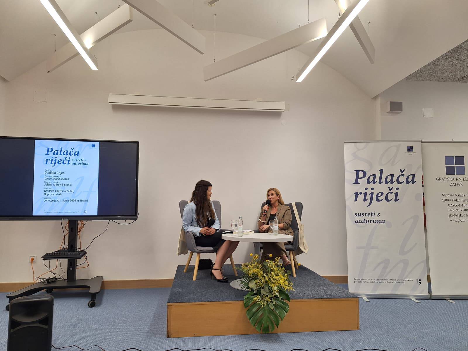 Palaca rijeci: gostovala Danijela Crljen Palaca rijeci: gostovala Danijela Crljen