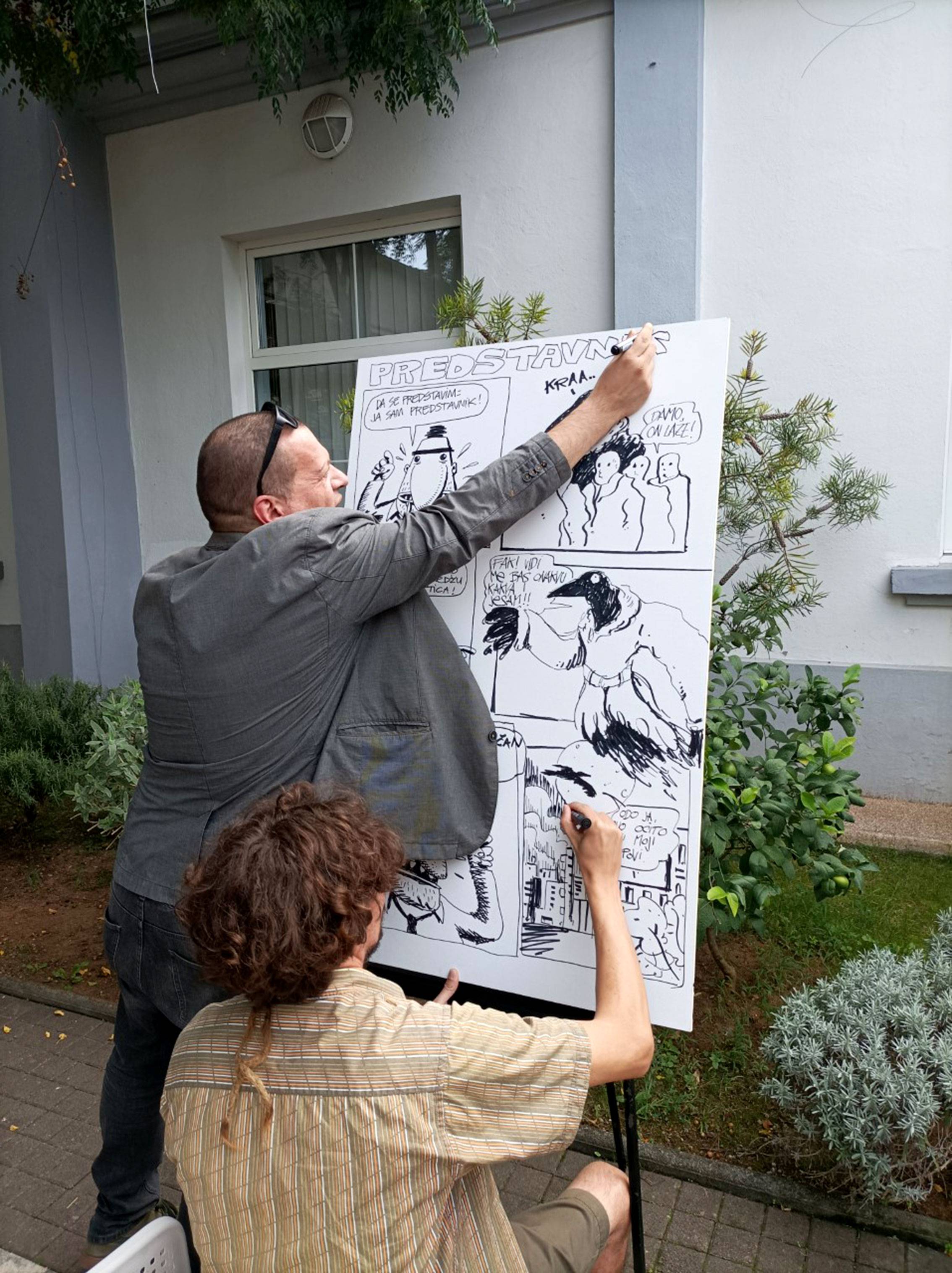 Festival stripa 2022 Ivan Svaguša i Vinko Barić Festival stripa 2022 Ivan Svaguša i Vinko Barić