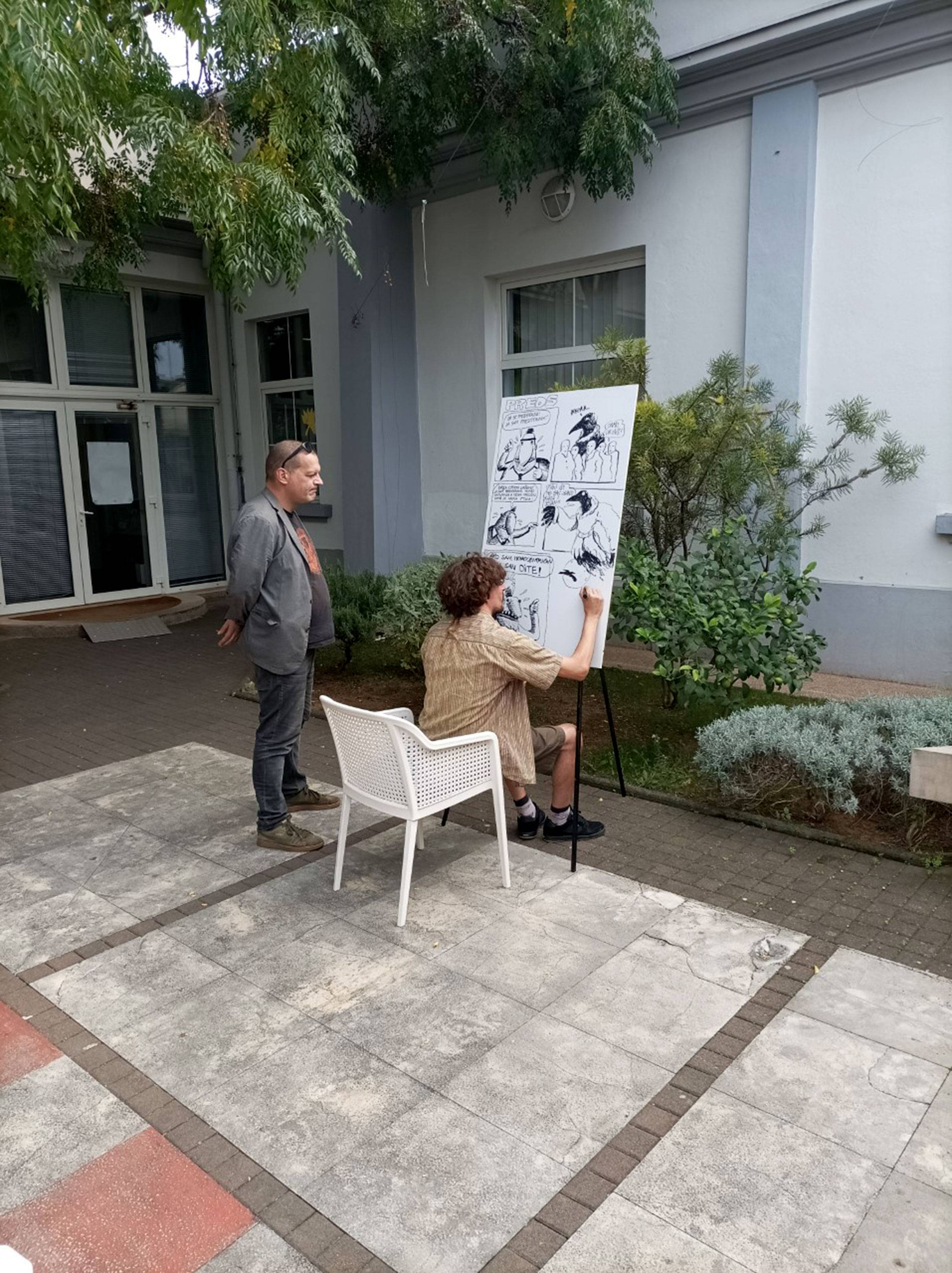 Festival stripa 2022 Ivan Svaguša i Vinko Barić Festival stripa 2022 Ivan Svaguša i Vinko Barić