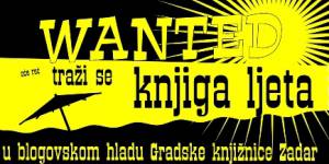 Detalj s plakata - traži se knjiga ljeta